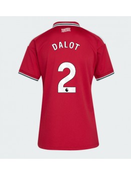 Ženski Nogometna dresi replika Manchester United Diogo Dalot #2 Domači 2026-27 Kratek rokav Ženski Nogometna dresi replika Manchester United Diogo Dalot #2 Domači 2026-27 Kratek rokav